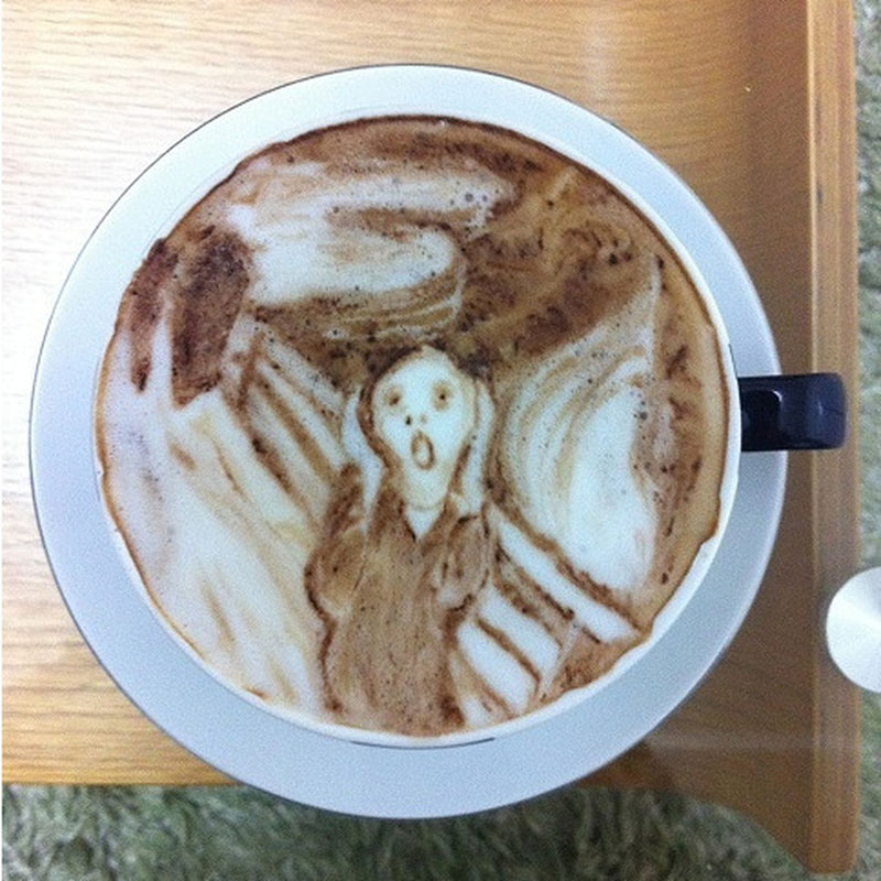 Horror In Your Cup Deliciously Terrifying Coffee Art Riot Daily