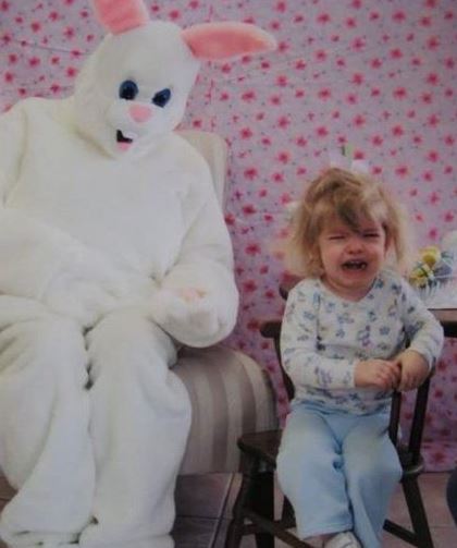 creepy easter bunny