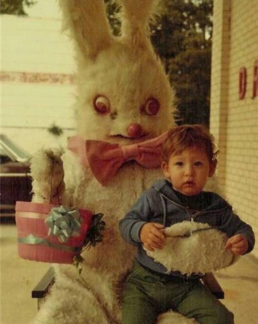 creepy easter bunny meme