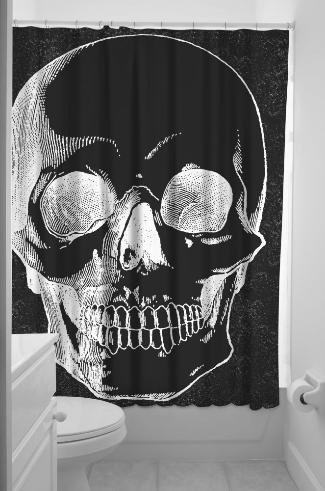Anatomical-Skull-Shower-Curtain