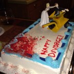 Bride puts husband in wood chipper divorce sheet cake | riotdaily.com