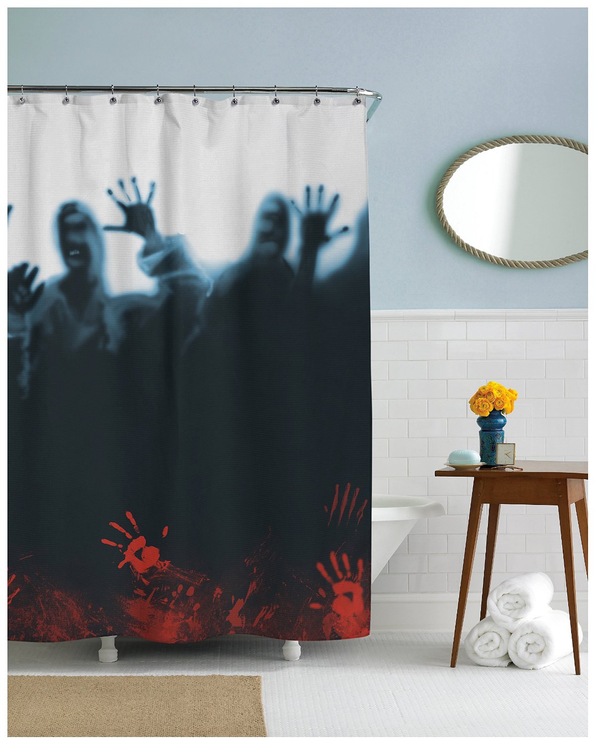 21 Horror Inspired Shower Curtains To Creep Up Your Home Riot Daily