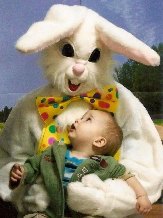 creepy easter bunnys